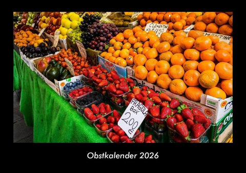 Obstkalender 2026 Fotokalender DIN A3
