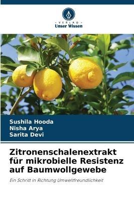 Zitronenschalenextrakt für mikrobielle Resistenz auf Baumwollgewebe