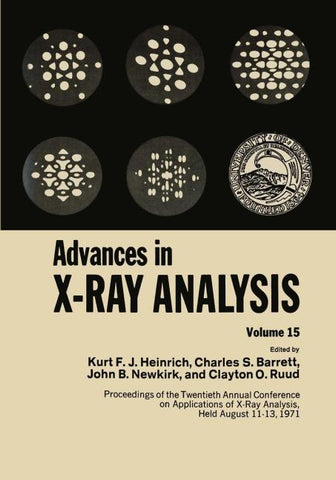 Advances in X-Ray Analysis