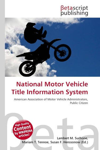 National Motor Vehicle Title Information System