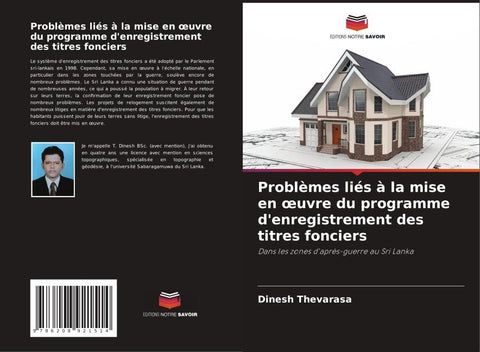 Problèmes liés à la mise en ¿uvre du programme d'enregistrement des titres fonciers