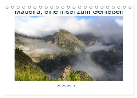 Madeira, eine Insel zum Genießen (Tischkalender 2026 DIN A5 quer), CALVENDO Monatskalender