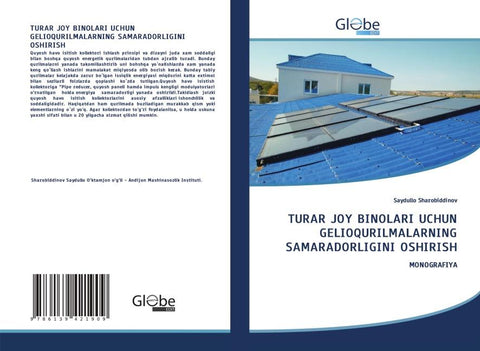 TURAR JOY BINOLARI UCHUN GELIOQURILMALARNING SAMARADORLIGINI OSHIRISH