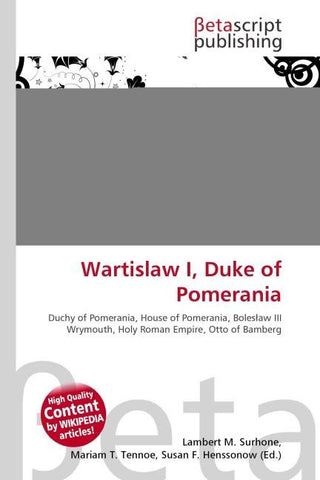 Wartislaw I, Duke of Pomerania