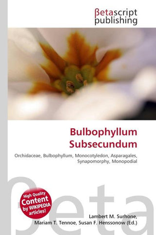 Bulbophyllum Subsecundum