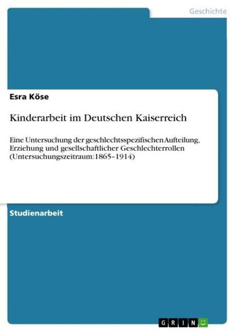 Kinderarbeit im Deutschen Kaiserreich