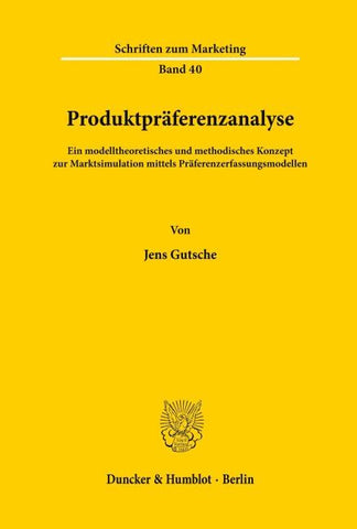 Produktpräferenzanalyse.