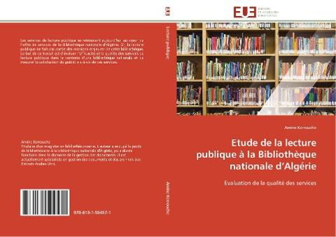 Etude de la lecture publique à la Bibliothèque nationale d'Algérie