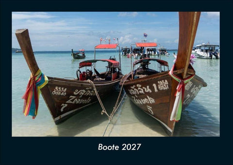 Boote 2027 Fotokalender DIN A4