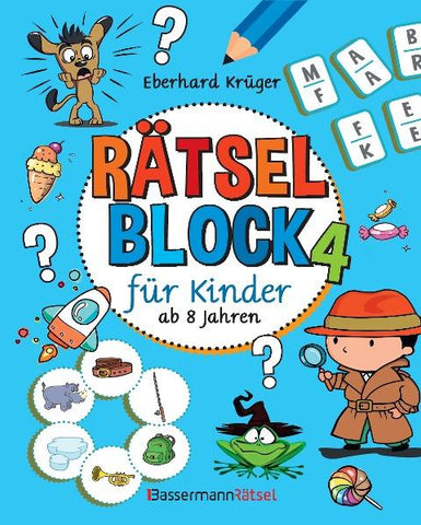 Rätselblock 4 für Kinder ab 8 Jahren (5 Exemplare à 3,99)