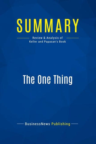 Summary: The One Thing