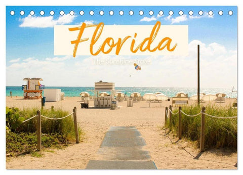 Florida - The Sunshine State (Tischkalender 2026 DIN A5 quer), CALVENDO Monatskalender