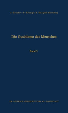 Die Gasödeme des Menschen