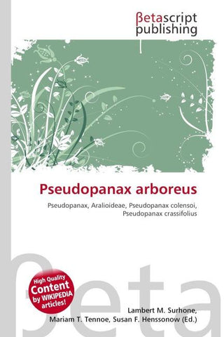 Pseudopanax arboreus