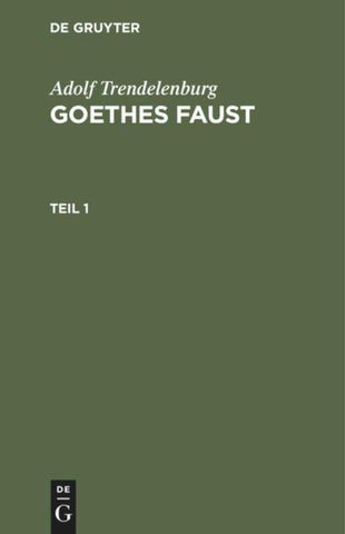Goethes Faust. Teil 1