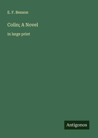 Colin; A Novel