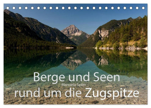 Berge und Seen rund um die Zugspitze (Tischkalender 2026 DIN A5 quer), CALVENDO Monatskalender
