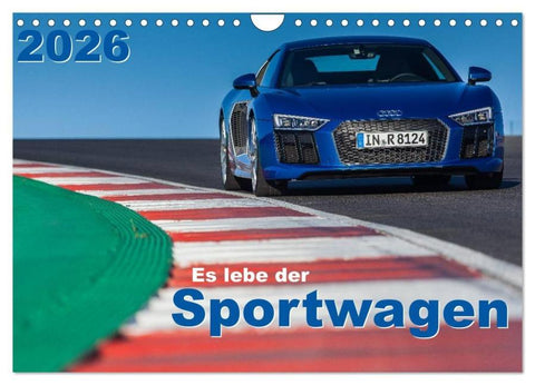 Es lebe der Sportwagen 2026 (Wandkalender 2026 DIN A4 quer), CALVENDO Monatskalender