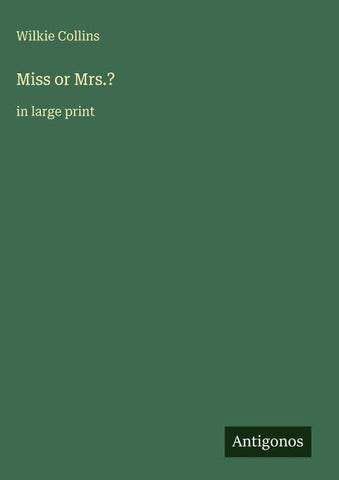 Miss or Mrs.?