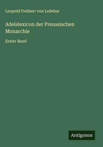Adelslexicon der Preussischen Monarchie