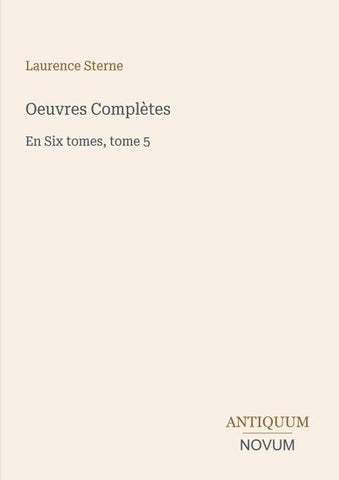Oeuvres Complètes