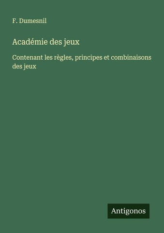 Académie des jeux