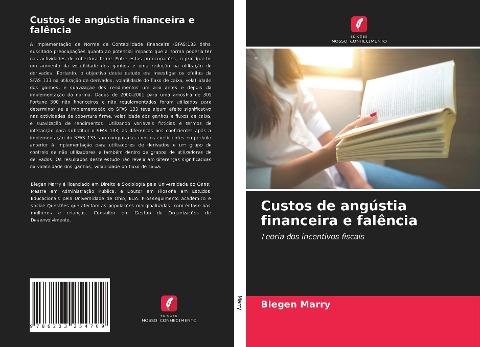 Custos de angústia financeira e falência