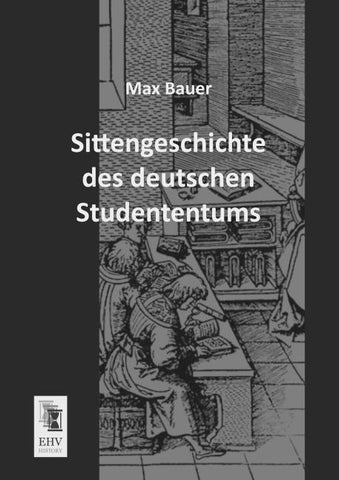 Sittengeschichte des deutschen Studententums