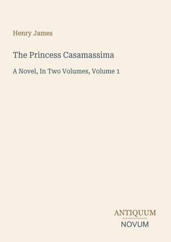 The Princess Casamassima