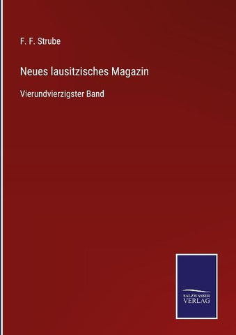 Neues lausitzisches Magazin