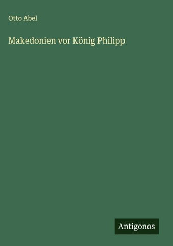 Makedonien vor König Philipp
