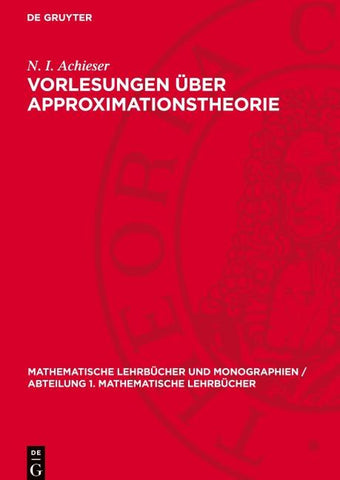 Vorlesungen über Approximationstheorie