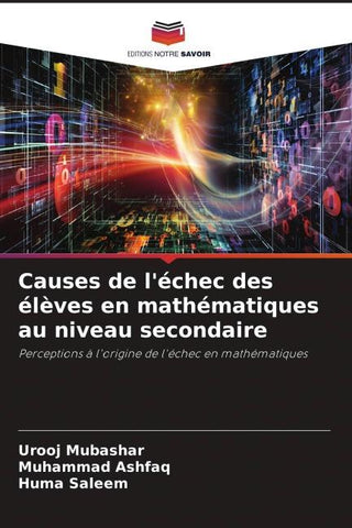 Causes de l'échec des élèves en mathématiques au niveau secondaire