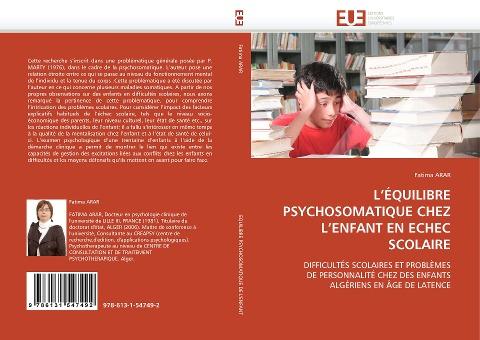 L'ÉQUILIBRE PSYCHOSOMATIQUE CHEZ L'ENFANT EN ECHEC SCOLAIRE