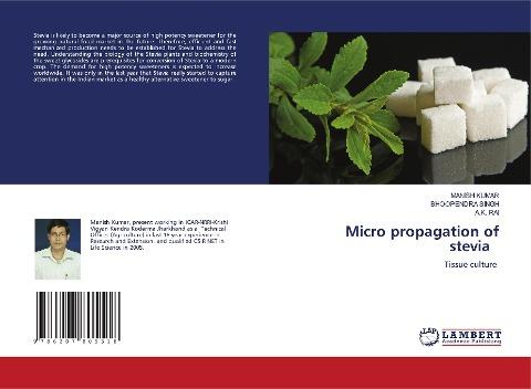 Micro propagation of stevia