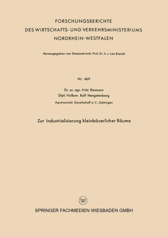 Zur Industrialisierung kleinbäuerlicher Räume