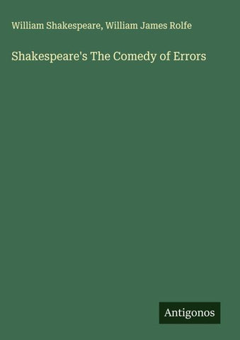Shakespeare's The Comedy of Errors