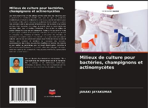 Milieux de culture pour bactéries, champignons et actinomycètes