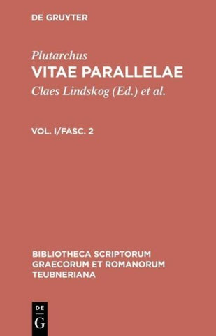 Plutarchus: Vitae parallelae / Vitae parallelae