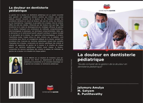 La douleur en dentisterie pédiatrique