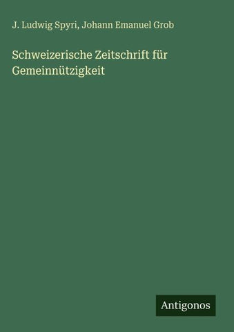 Schweizerische Zeitschrift für Gemeinnützigkeit
