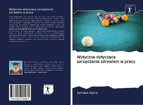 Wytyczne dotycz¿ce zarz¿dzania zdrowiem w pracy