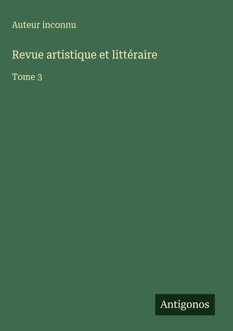 Revue artistique et littéraire
