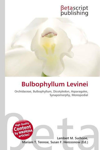 Bulbophyllum Levinei