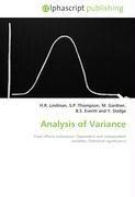 Analysis of Variance