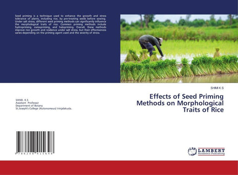 Effects of Seed Priming Methods on Morphological Traits of Rice