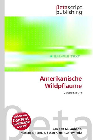 Amerikanische Wildpflaume