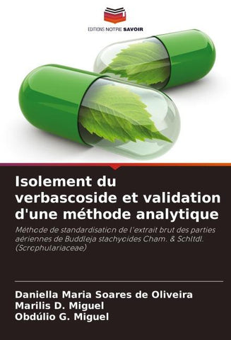 Isolement du verbascoside et validation d'une méthode analytique