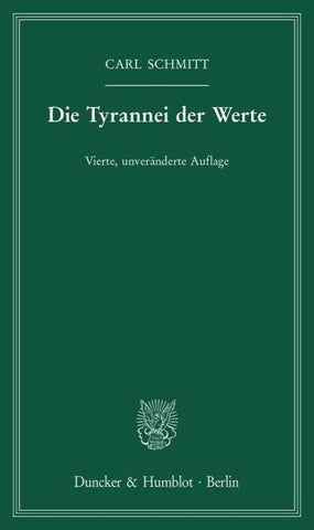 Die Tyrannei der Werte.