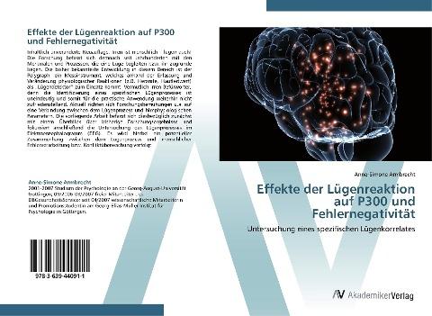 Effekte der Lügenreaktion auf P300 und Fehlernegativität
